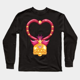 Crystal Twinkle Bell Pixel Art Long Sleeve T-Shirt